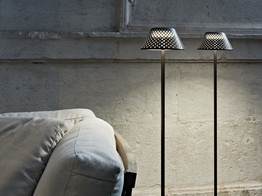 MESH COLLECTION - LED LAMPADAIRE BRONZE