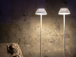 MESH COLLECTION - LED LAMPADAIRE BLANC