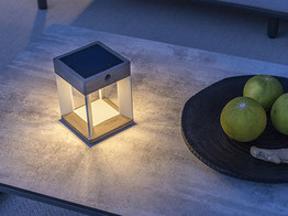 TECKALU WHITE COLLECTION - SOLAR TAFELLAMP
