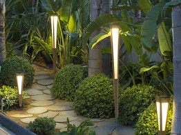 TECKA COLLECTION - SOLAR FAKKEL IN TEAK