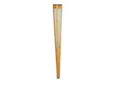 TECKA Torche solaire teck / verre acrylique depoli  ht 50 / 500 L