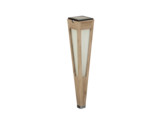 TECKA Torche solaire teck finition DT / verre acrylique depoli  ht 120 / 500 L