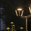 METRO COLLECTION - TWEEKOPPIGE SOLAR LANTAARN ALUMINIUM