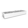 Taula XL Watertafel in aluminium 300x60x40 cm