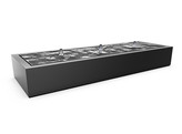 Taula XL Watertafel in aluminium 300x60x40 cm