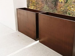 JARDINIERE RECTANGULAIRE EN CORTEN H 60cm