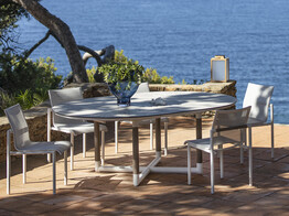 BASTINGAGE COLLECTION TABLE RONDE EXTENSIBLE