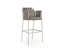 TEJA COLLECTION BARSTOEL TOUW   ALUMINIUM