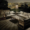 TECKA -  LAMPADAIRE SOLAIRE EN DURATEK ht 182 / 500L