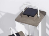 TECKALU Solar lantaarn wit alu/Duratek - XL 245x245x900 / 500L