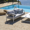 BASTINGAGE COLLECTION - CANAPE DEUX PLACES ALU-DURATEK-ATEJA