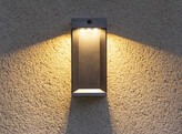 TECKALU SOLAR WANDLAMP ZWART