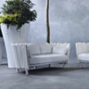 CANISSE SOFA UNICOLOR MET KUSSENSET