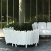 CANISSE SOFA UNICOLOR MET KUSSENSET