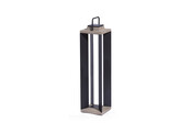 TECKALU Solar lantaarn noir alu/Duratek - XL 245x245x900 / 500L